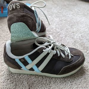 Brown/Light Blue DVS Shoe Company